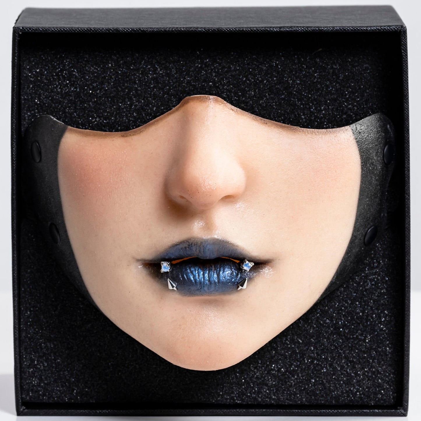 Blauer Kuss Fantasy Rätselmaske