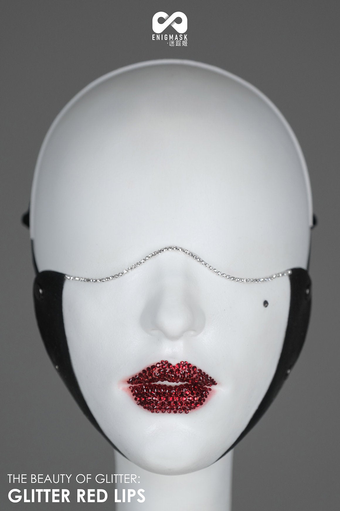 Glitzerstein-Rätselmaske