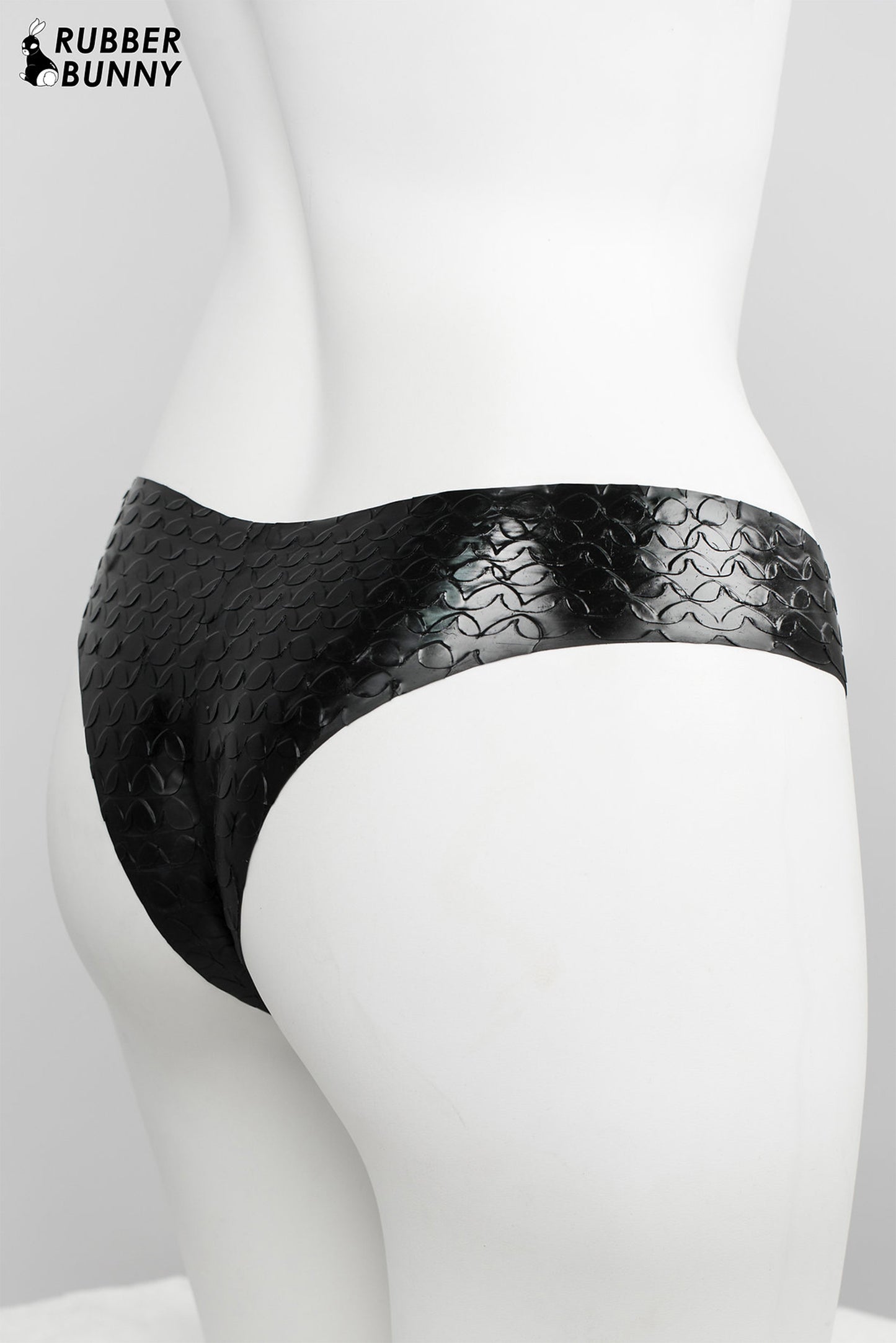 Scale Thong - Black