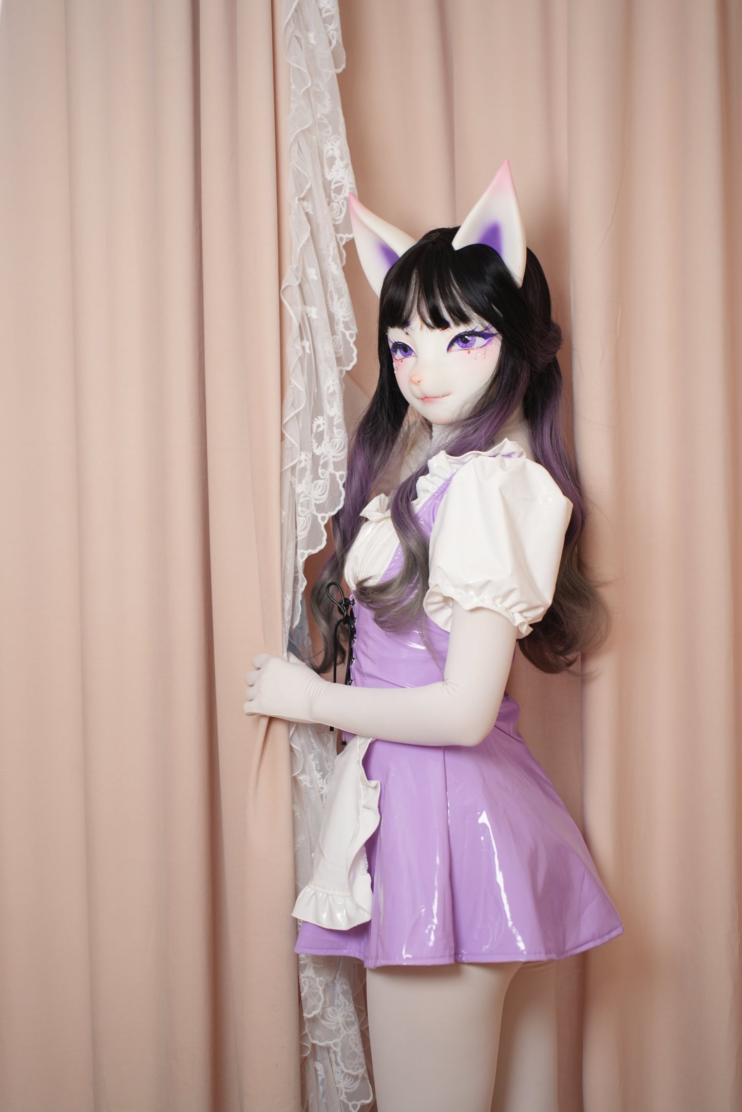 藤の花着ぐるみマスク