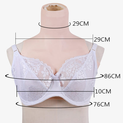 Zero Touch B Cup Silicone Breastplate