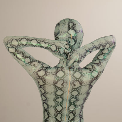 Snake Series Chrysoprase Green Bodysuit