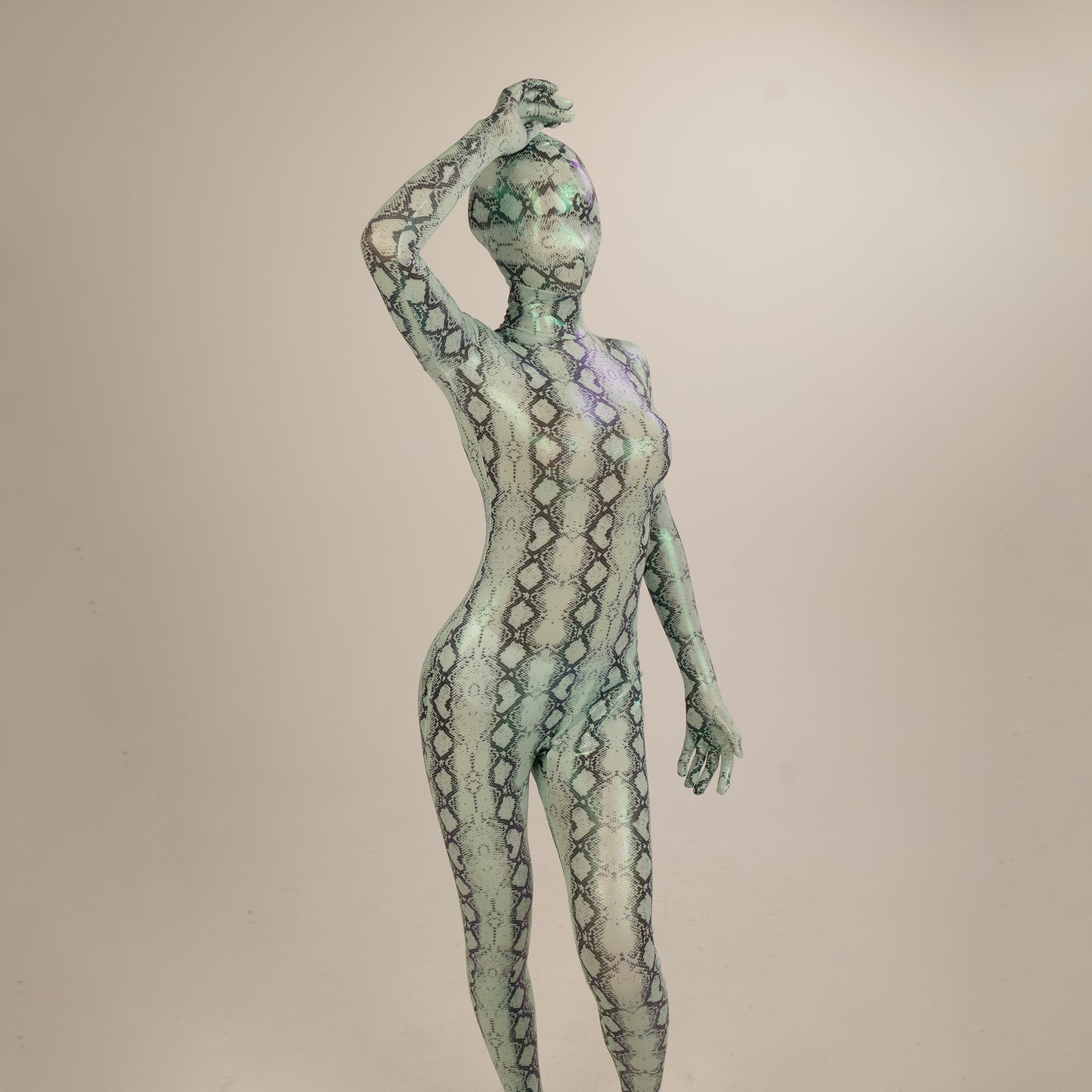 Snake Series Chrysoprase Green Bodysuit