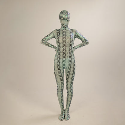 Snake Series Chrysoprase Green Bodysuit