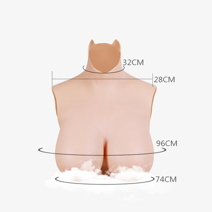 Zero Touch E Cup Silicone Breastplate