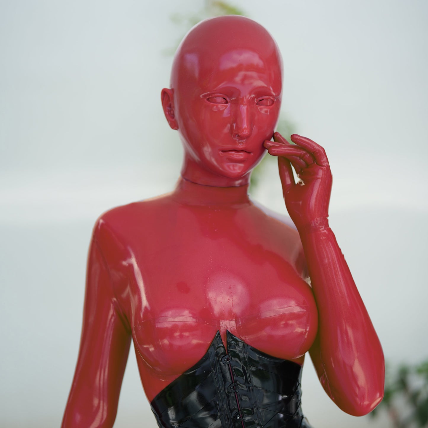 Mannequin Silicone Mask Red Version