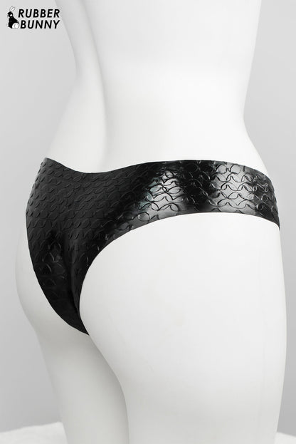 Scale Thong - Black