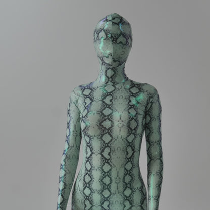 Snake Series Chrysoprase Green Bodysuit